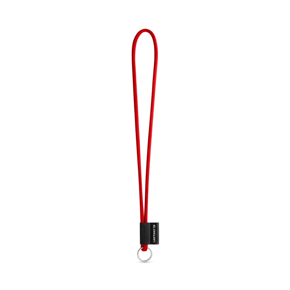 75093. Lanyard Tube Long Set I. Standaard modellen - voor bedrijven en relatiegeschenken - 302 - Rood