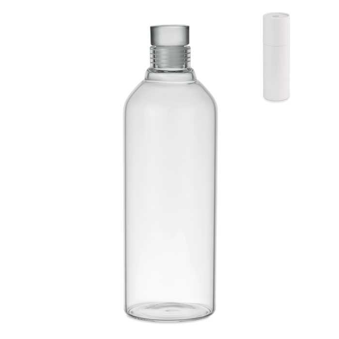 LARGE LOU - Borosilicaat fles 1L - voor bedrijven en relatiegeschenken