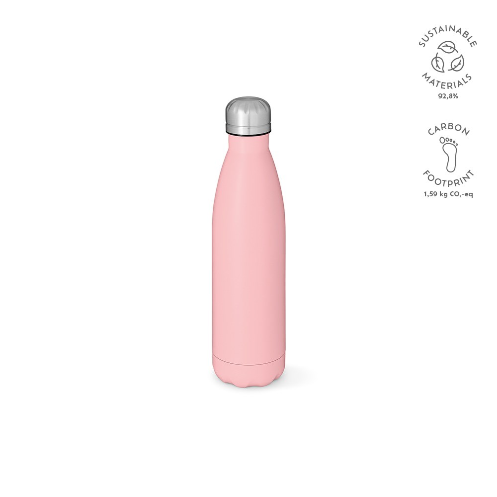 Mississippi 550 fles gerecycled roestvrij staal 535 ml - bedrukt of onbedrukt verkrijgbaar - roze