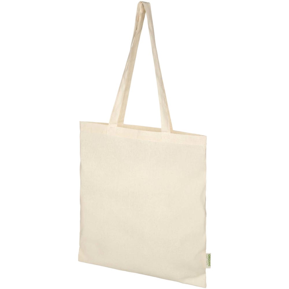 Odisha 100 g/m² OCS biologisch katoenen draagtas 7L - voor bedrijven en relatiegeschenken