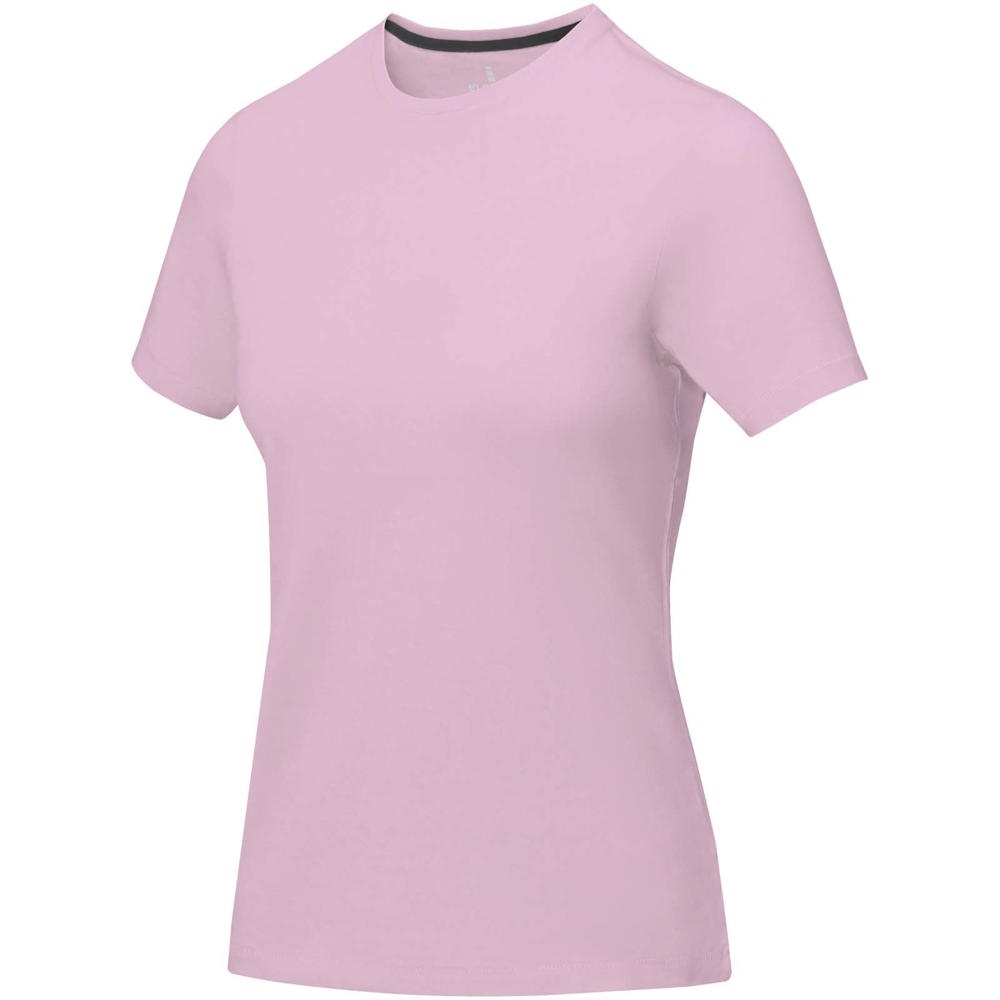 Nanaimo dames t-shirt met korte mouwen - bedrukt of onbedrukt verkrijgbaar - Lichtroze