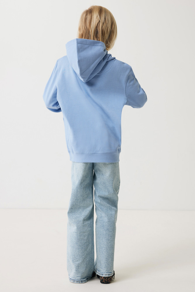 IQONIQ Yengo kids recycled katoen hoodie met steekzakken