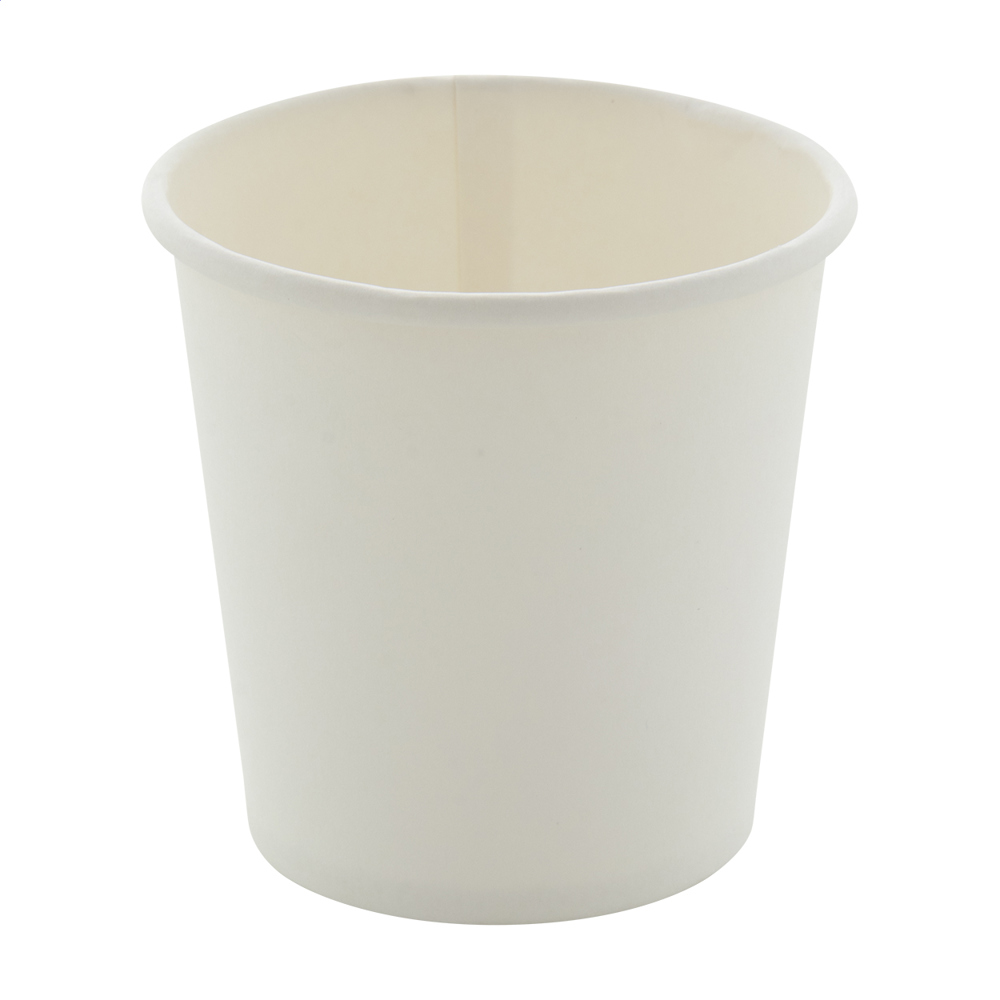 Papcap S - papieren beker, 120 ml - bedrukt of onbedrukt verkrijgbaar - Wit