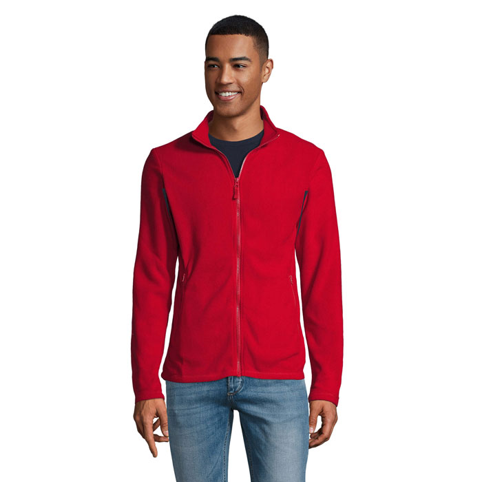 NORMAN MEN - NORMAN heren fleece 220g - kopen of bedrukken - Rood
