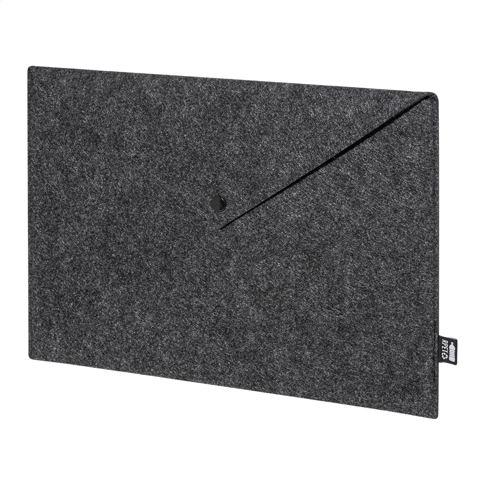 Refelt Slim - RPET document tas - kopen of bedrukken - donker grijs