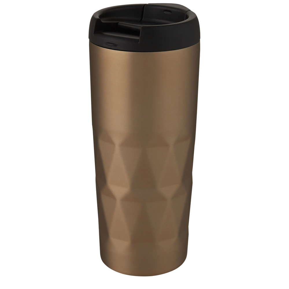 Prism koperen vacuüm geïsoleerde beker van 450 ml - voor bedrijven en relatiegeschenken - koper