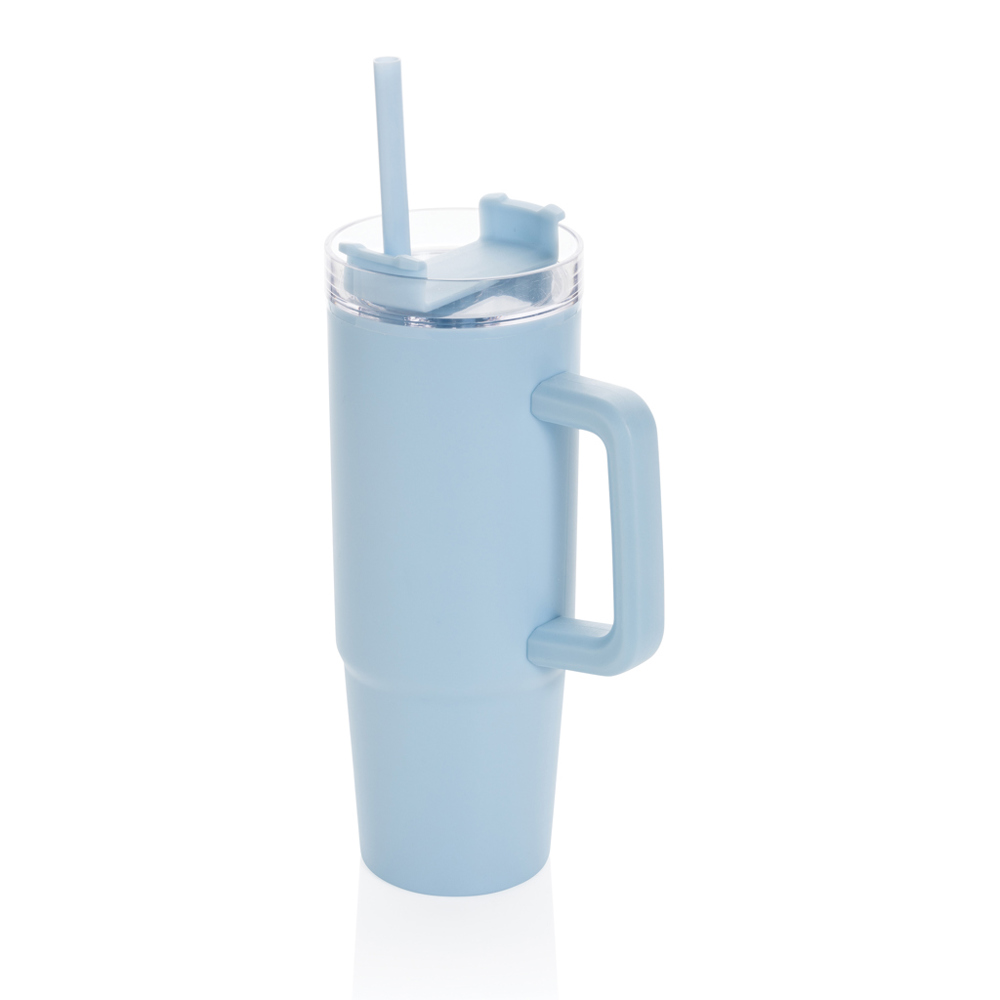 Tana RCS plastic tumbler met handvat 750 ml - bedrukt of onbedrukt verkrijgbaar - lichtblauw (± PMS Blue P113-9C)