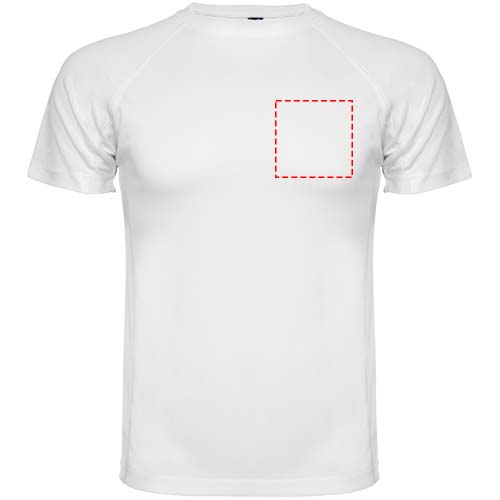 Montecarlo 150 g/m² sportshirt met korte mouwen voor heren