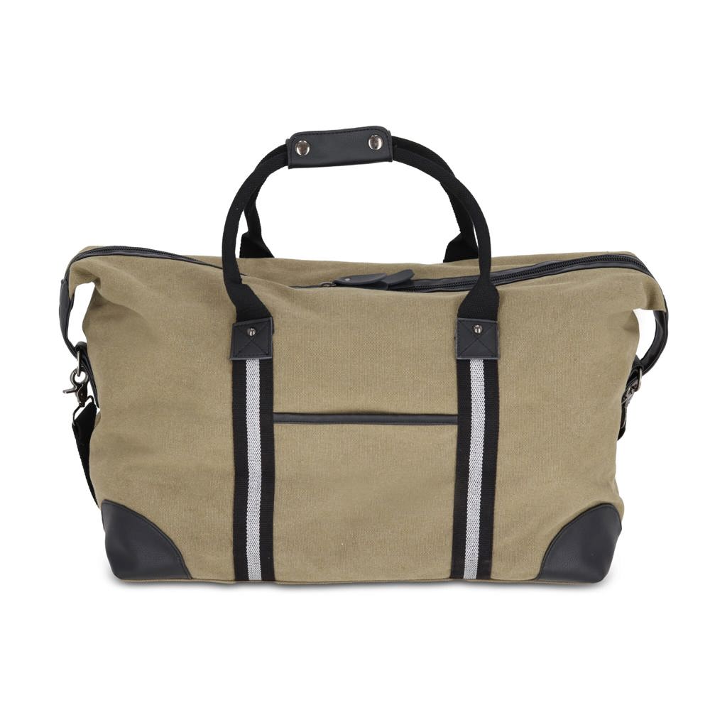 Gerecycled katoenen canvas weekendtas Harper