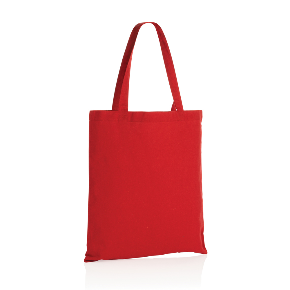 Impact AWARE™ gerecycled katoenen draagtas 145gsm