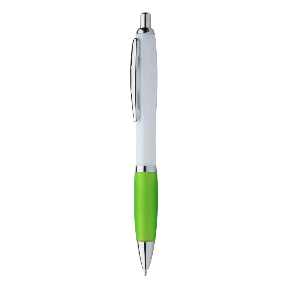 Wumpy - balpen - kopen of bedrukken - lime groen/wit