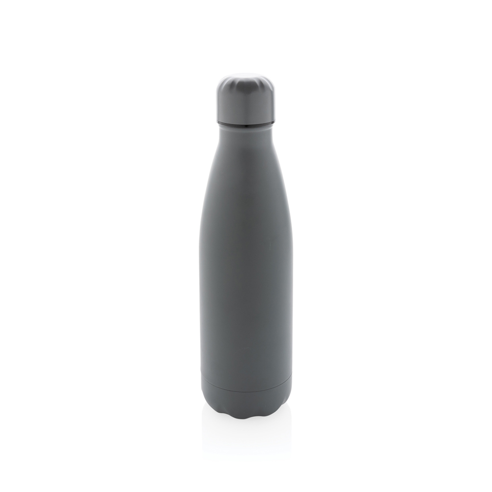 Unikleur vacuüm geïsoleerde roestvrijstalen fles 500 ml - bedrukt of onbedrukt verkrijgbaar - Grijs (± PMS 425C)