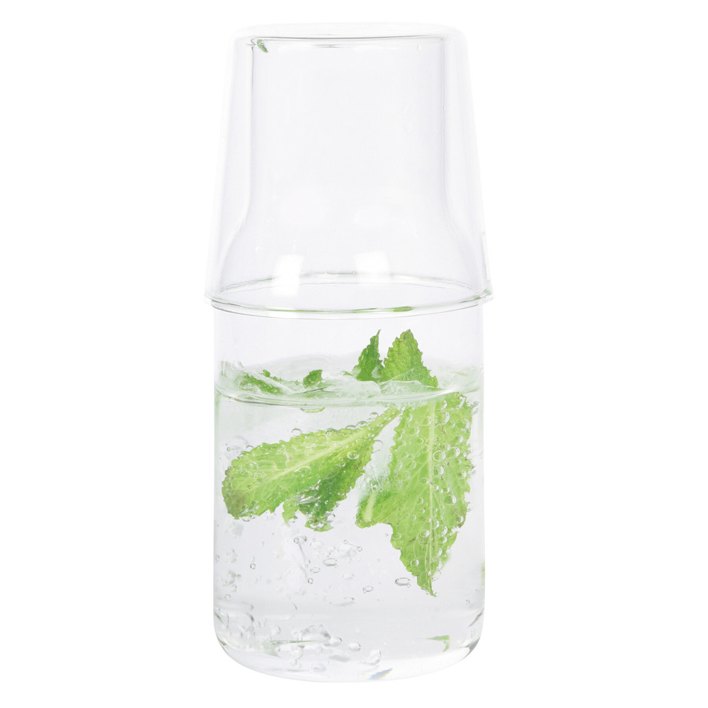 CALMY - Glazen karaf met drinkglas - kopen of bedrukken