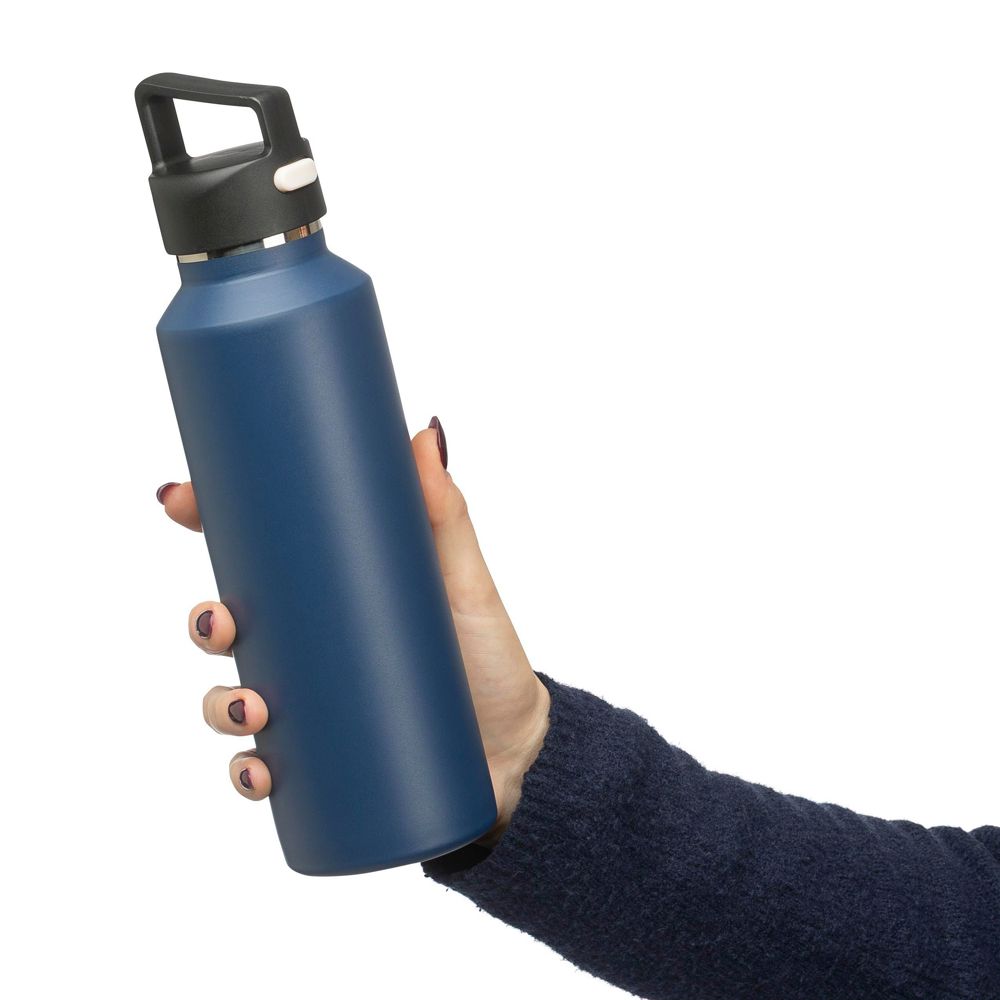 Gerecyclede roestvrijstalen dubbelwandige fles (600 ml) Mace