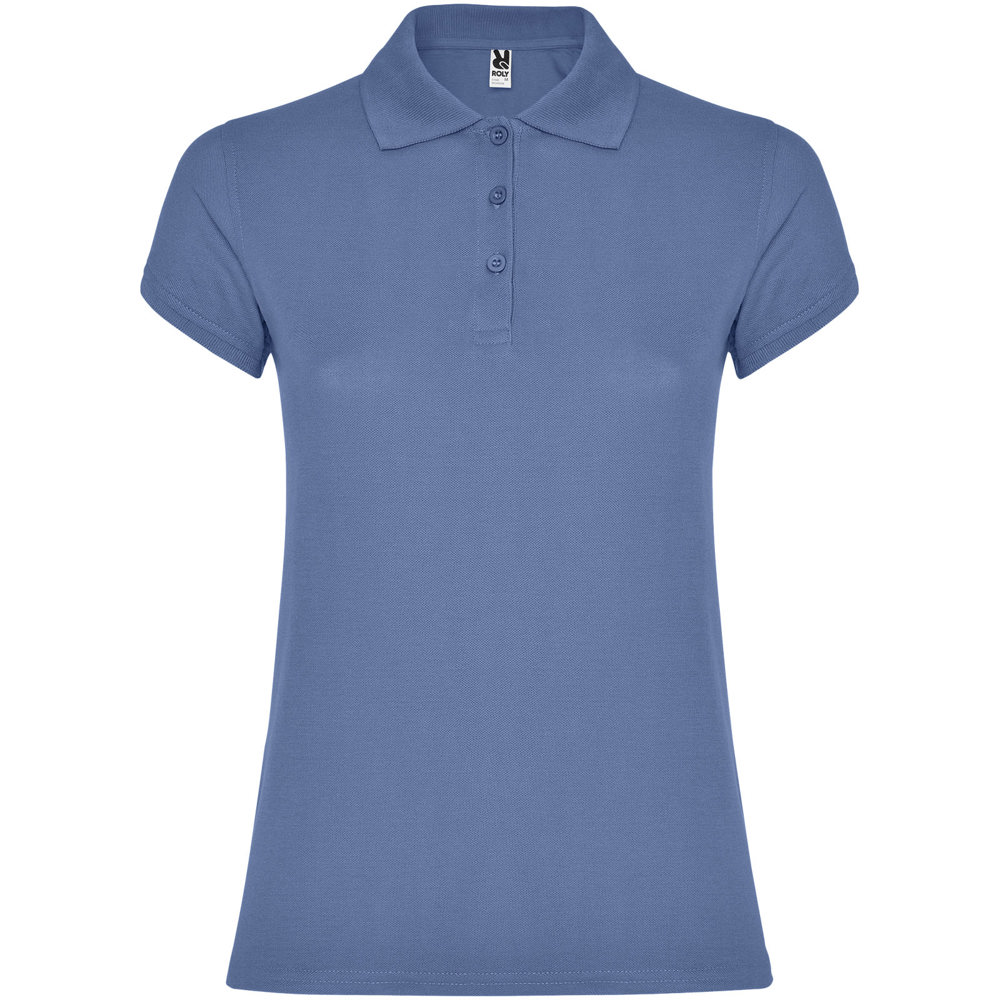 Star damespolo met korte mouwen - kopen of bedrukken - Riviera blauw