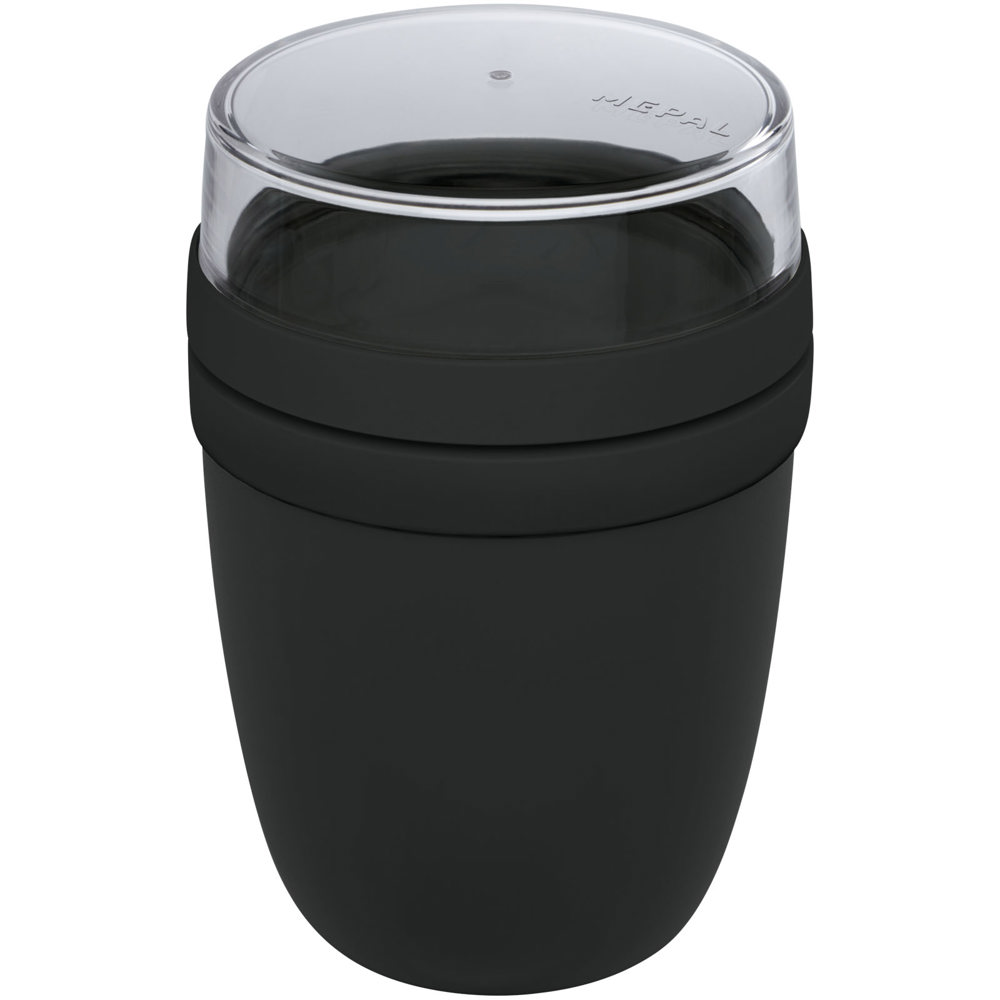 Mepal Ellipse 500+200 ml lunchpot - voor bedrijven en relatiegeschenken - Houtskool
