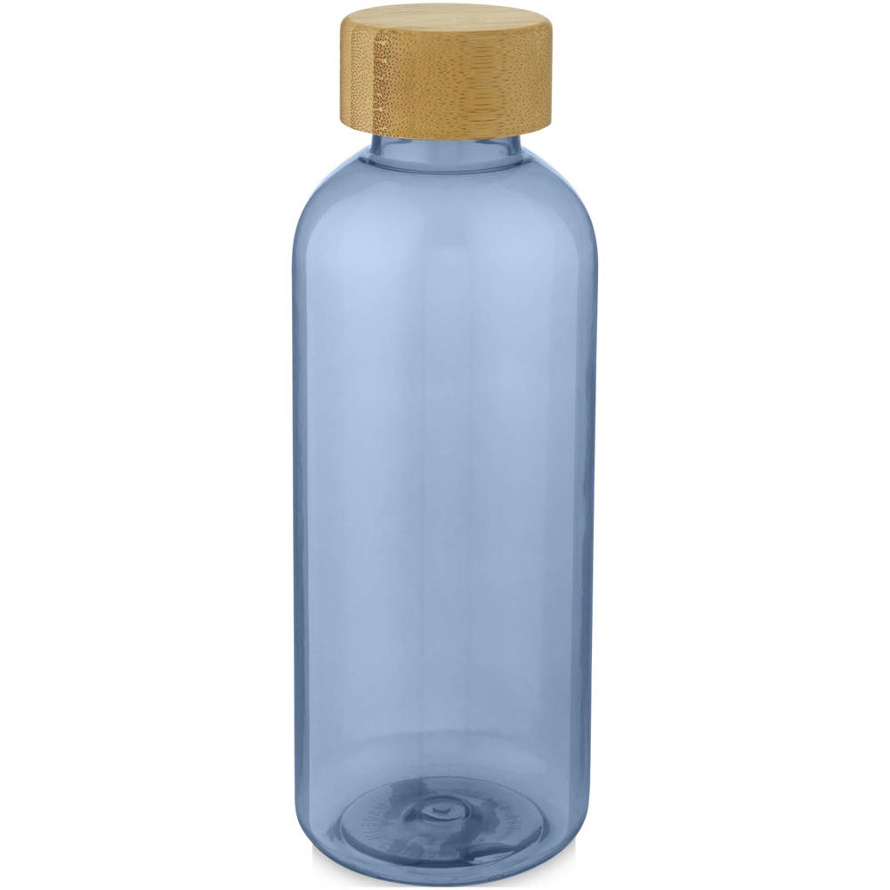 Ziggs 650 ml sportfles van gerecycled plastic - voor bedrijven en relatiegeschenken - Transparant Blauw