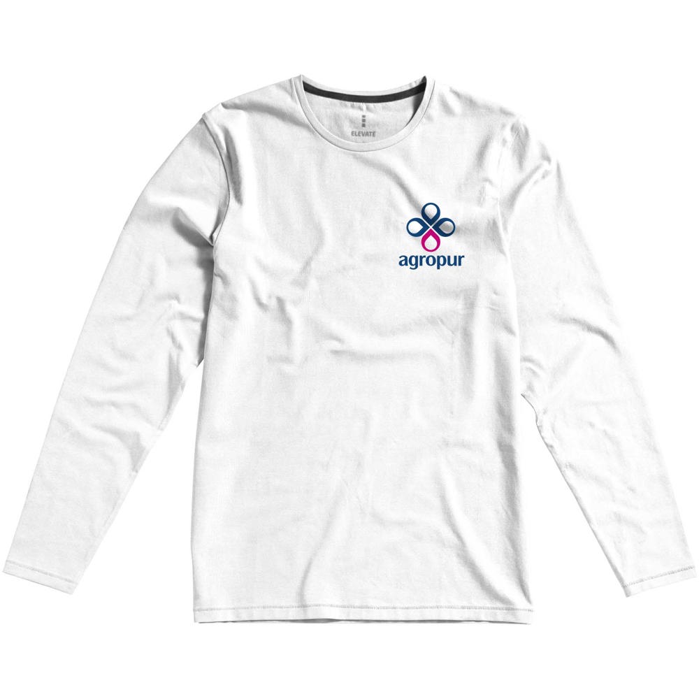 Ponoka biologisch heren t-shirt met lange mouwen