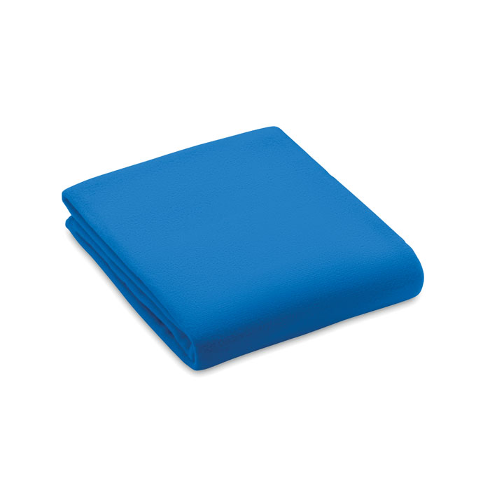 BOGDA - RPET fleece deken 130gr/m² - voor bedrijven en relatiegeschenken - Royal Blauw