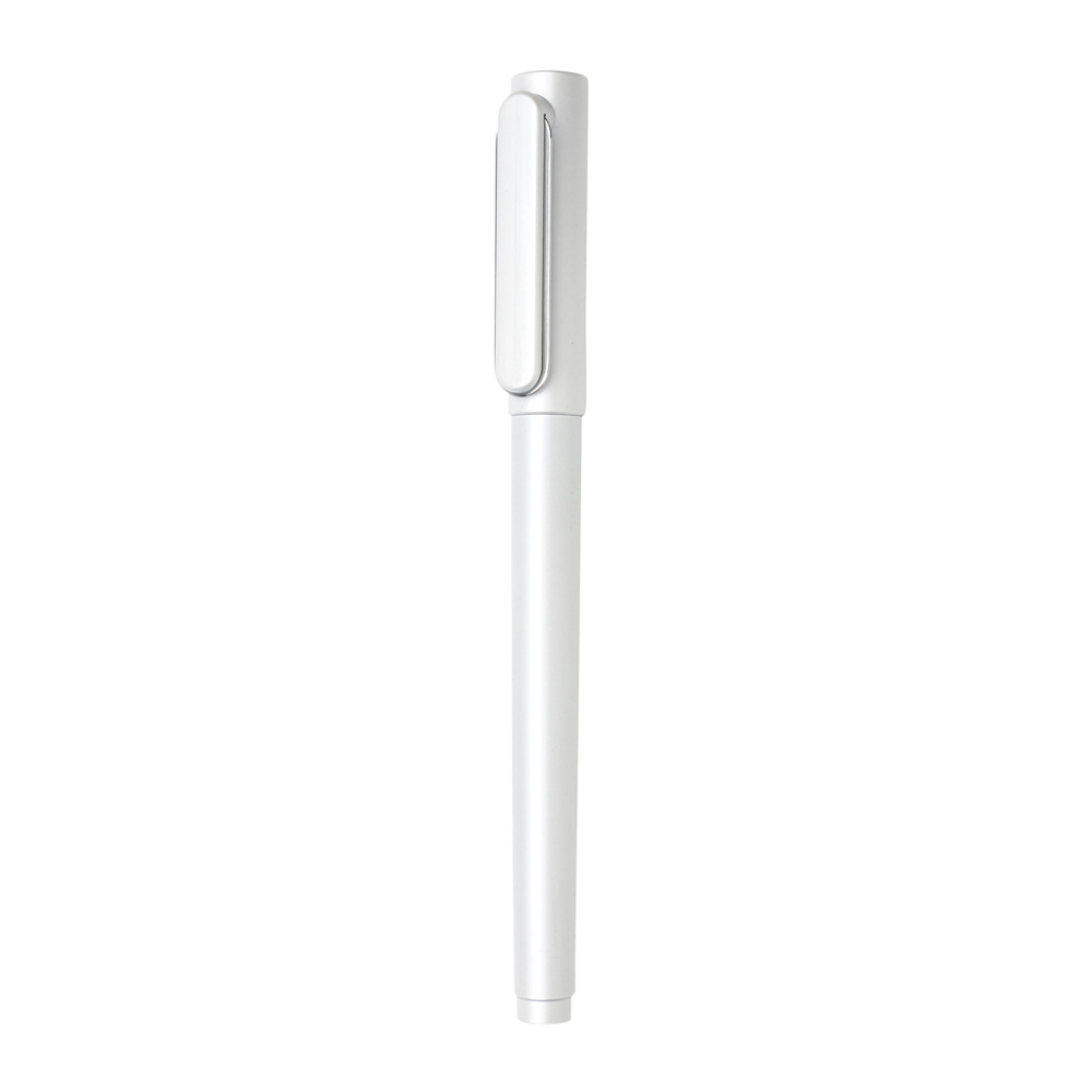 X6 pen met dop en ultra glide inkt - voor bedrijven en relatiegeschenken - wit (± PMS white)