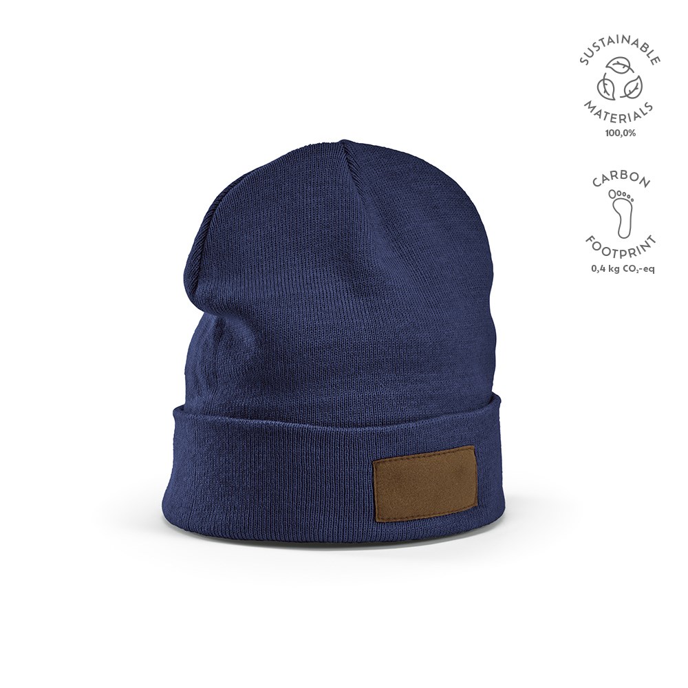 Tupac muts gerecycled katoen - kopen of bedrukken - blauw
