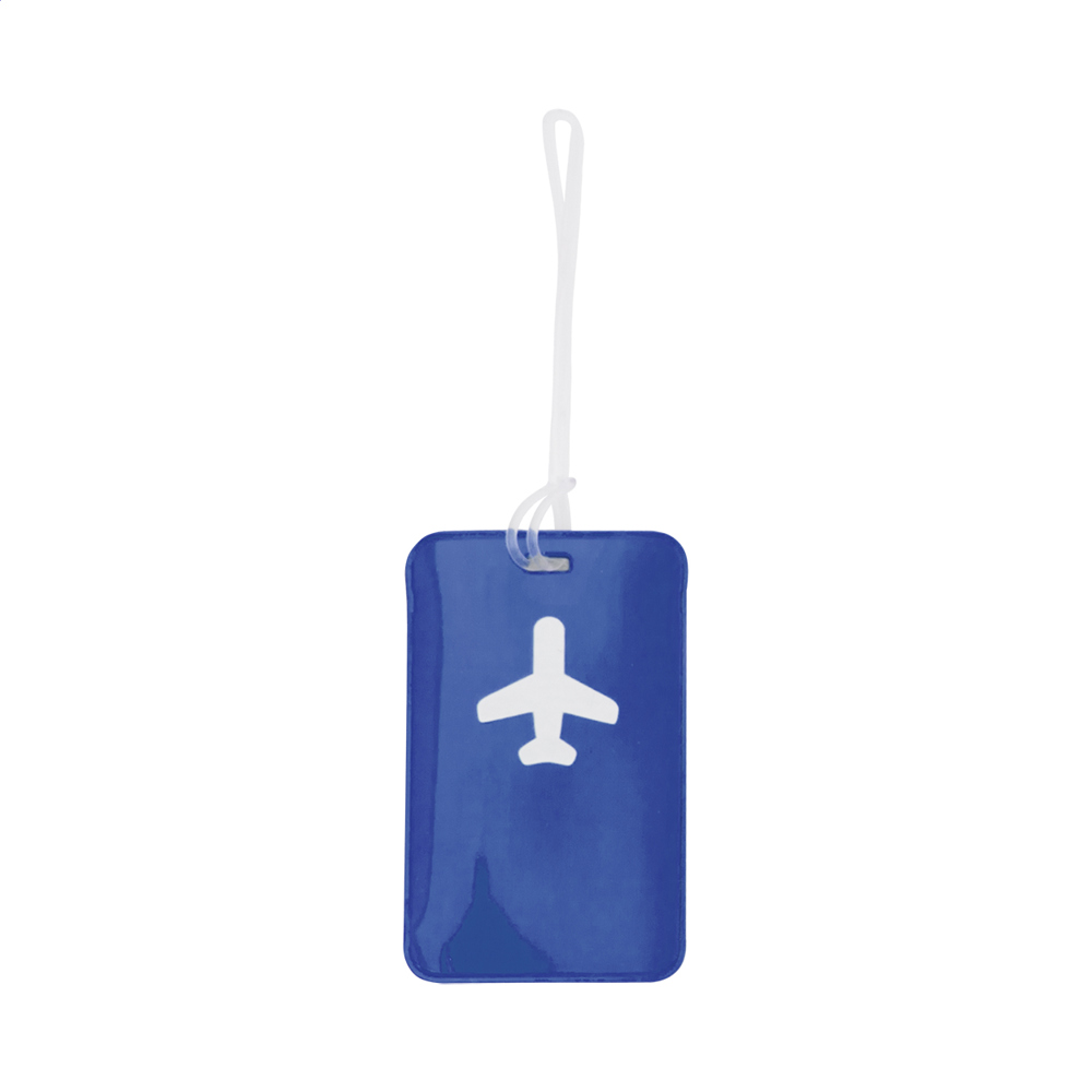 Denver - bagage label - bedrukt of onbedrukt verkrijgbaar - blauw