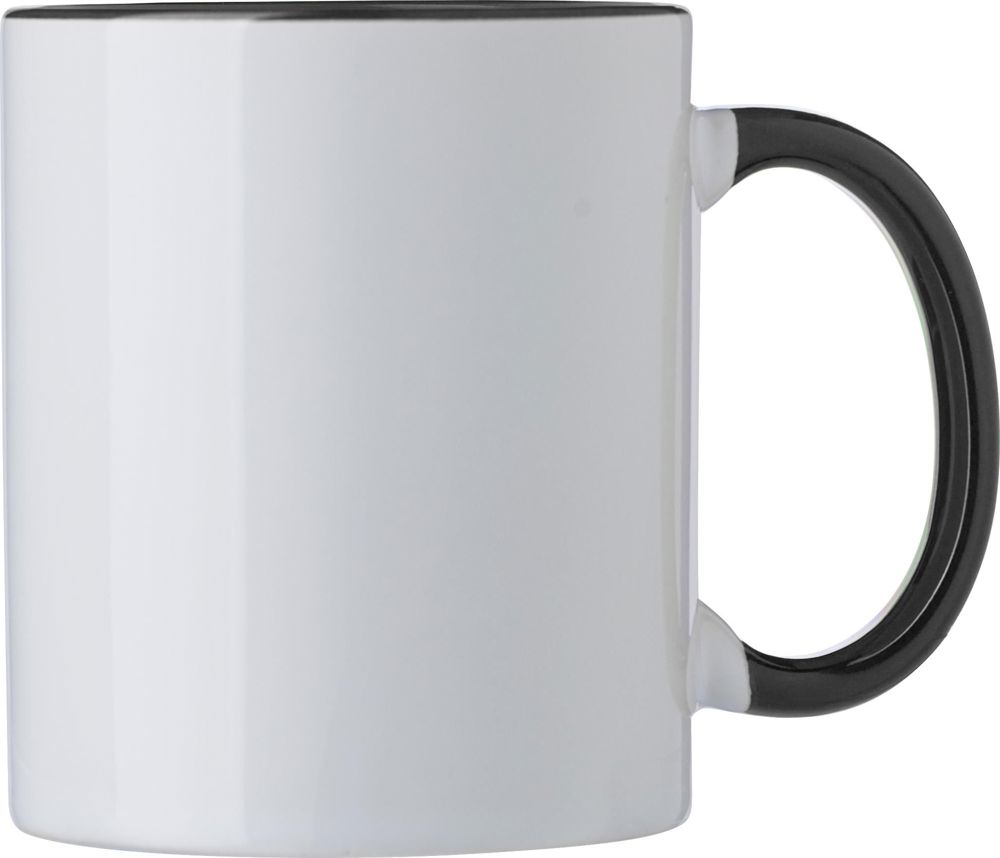 Keramische mok Blair - voor bedrijven en relatiegeschenken - zwart