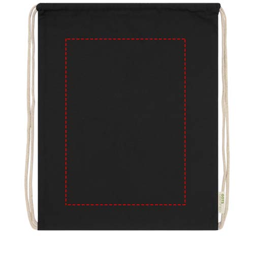 Orissa organisch katoenen rugzak van 140 g/m² met trekkoordsluiting 5L