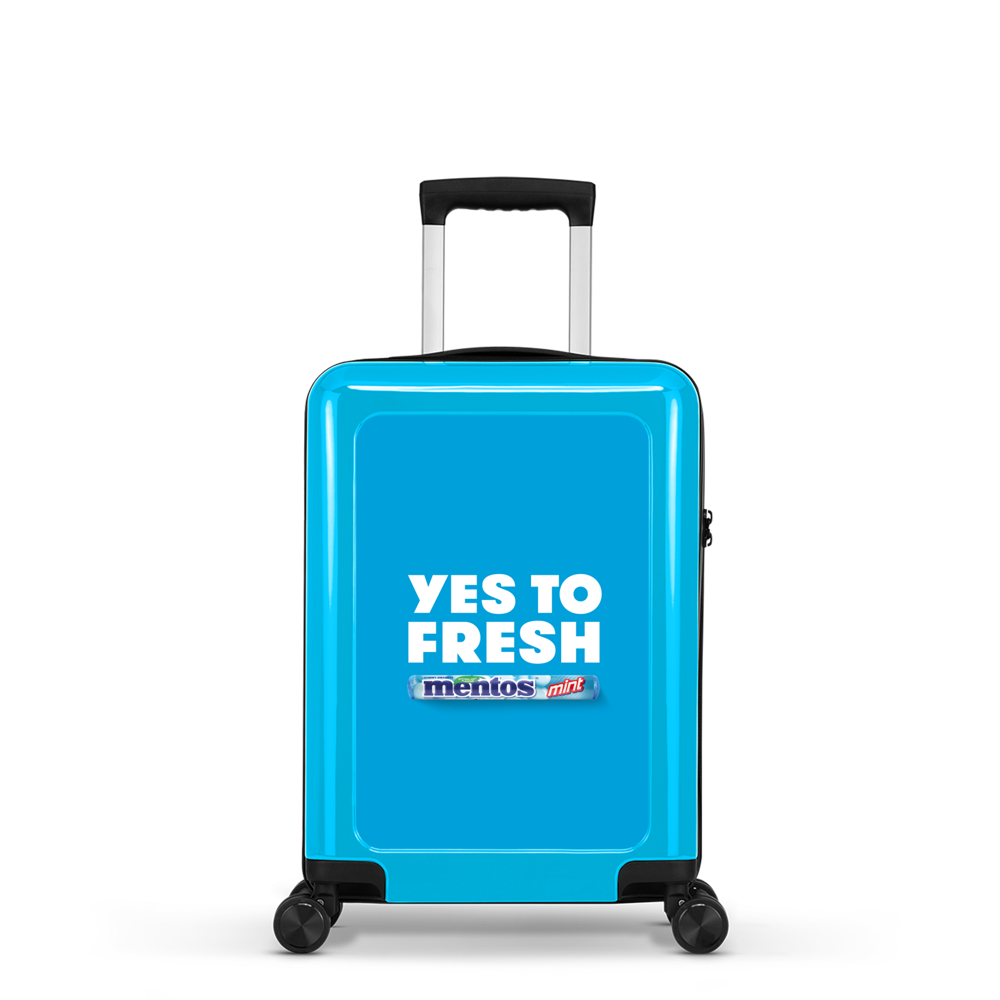 STICKERCASE® 20" Handbagage - voor bedrijven en relatiegeschenken - Licht blauw