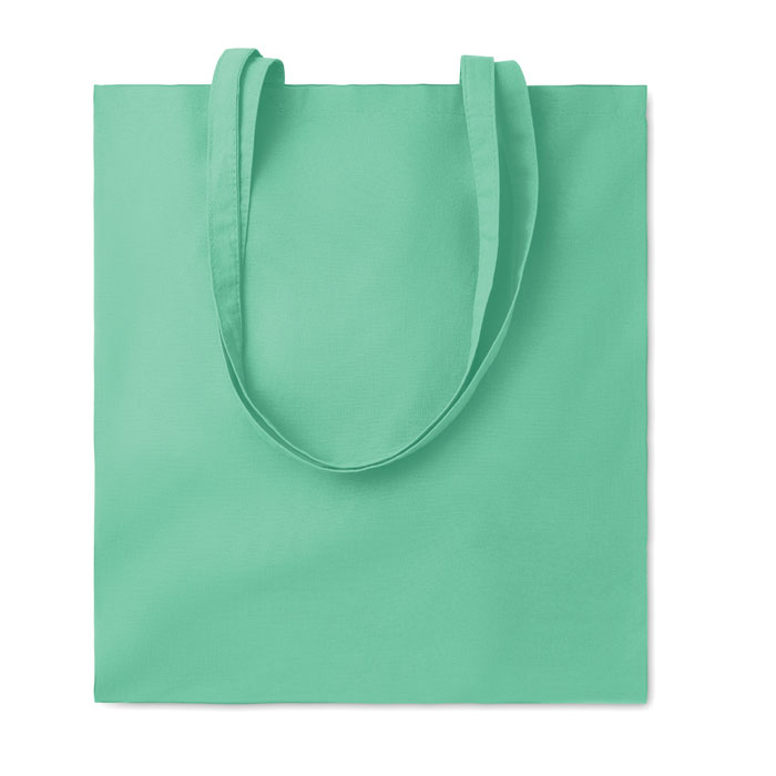 COTTONEL COLOUR++ - Boodschappentas 180 g/m² - bedrukt of onbedrukt verkrijgbaar - Mintgroen