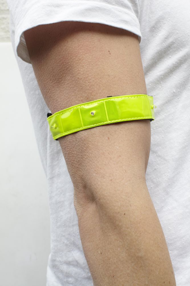 Nylon (500D) en PVC reflecterende strap met licht Anni
