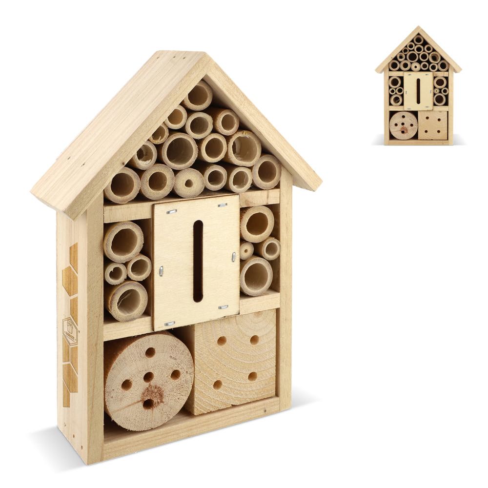 Insectenhotel van FSC-hout - kopen of bedrukken