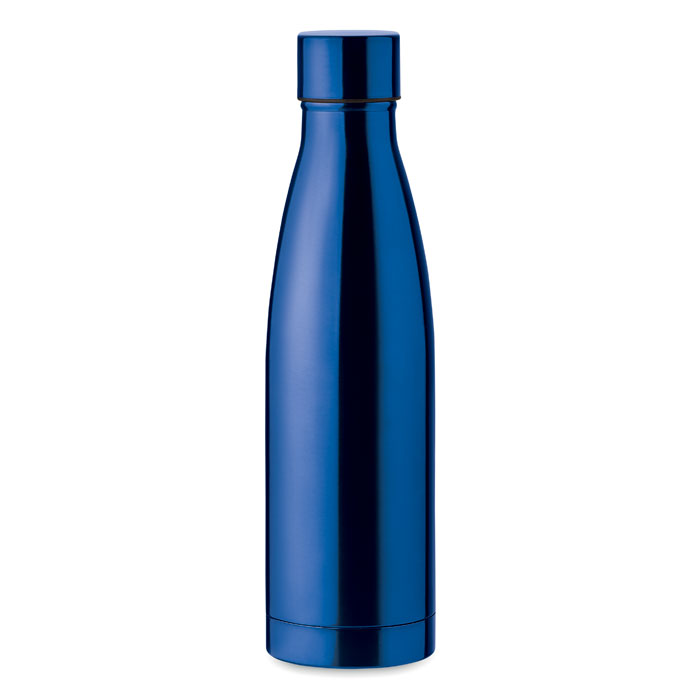 BELO BOTTLE - Dubbelwandige drinkfles 500 ml - voor bedrijven en relatiegeschenken - blauw