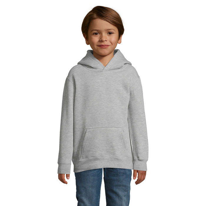 SLAM KIDS - SLAM KIDS Hoodie Sweater - bedrukt of onbedrukt verkrijgbaar - Grijs Gemeleerd