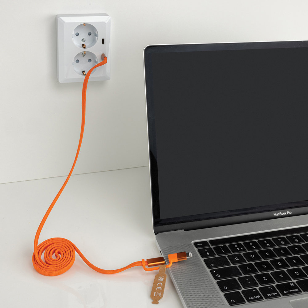 Arc Ultra-thin RCS recycled 60W 2 in 1 magnetische kabel