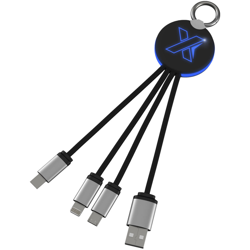 SCX.design C16 kabel met oplichtende ring - met logo of onbedrukt bestellen