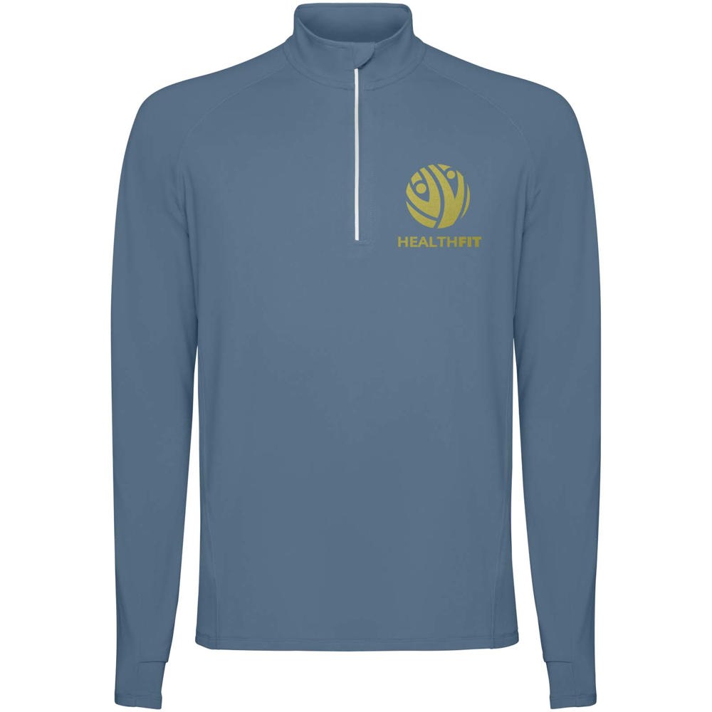 Estambul 200 g/m² herensweater met lange mouwen en halve rits