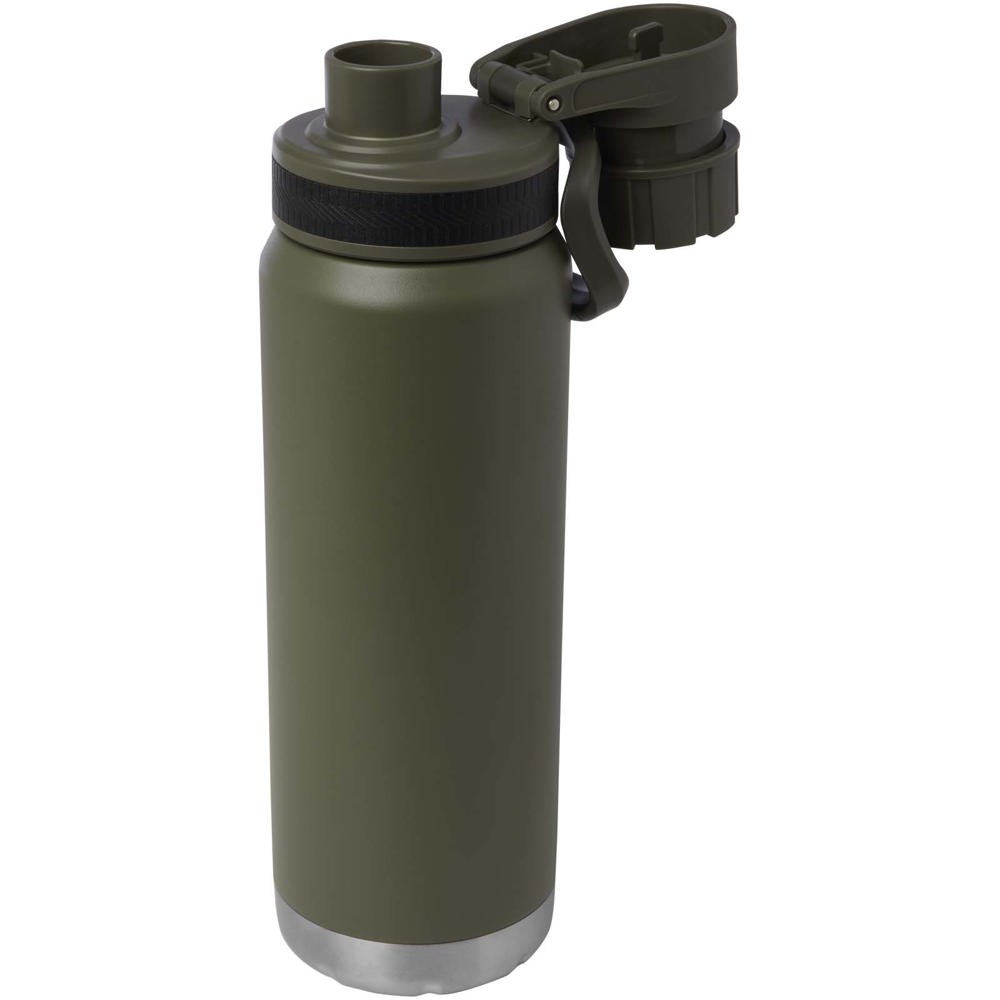 Fortis 700 ml RCS-gecertificeerde waterfles van gerecycled roestvrij staal met koperen vacuümisolatie (geschikt voor koolzuur