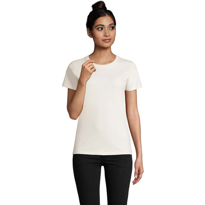 IMPERIAL WOMEN - IMPERIAL DAMES T-Shirt 190g - voor bedrijven en relatiegeschenken - Gebroken Wit