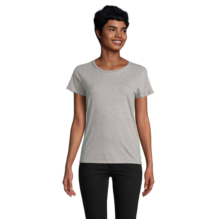 PIONEER WOMEN - PIONEER DAMES T-Shirt 175g - bedrukt of onbedrukt verkrijgbaar - Grijs Gemeleerd
