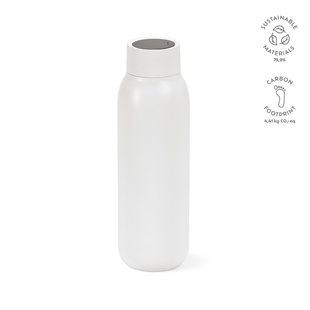 La Plata Fles Gerecycled Roestvrij Staal 650 ml - kopen of bedrukken - wit