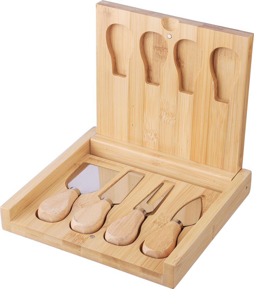 Bamboe kaasplank Zea - voor bedrijven en relatiegeschenken