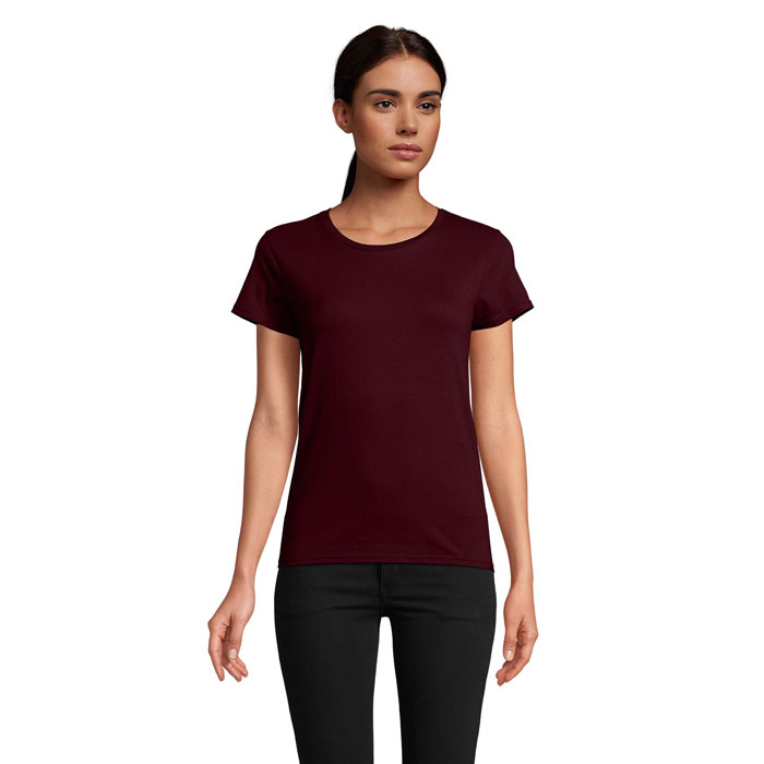 PIONEER WOMEN - PIONEER DAMES T-Shirt 175g - bedrukt of onbedrukt verkrijgbaar - Burgundy