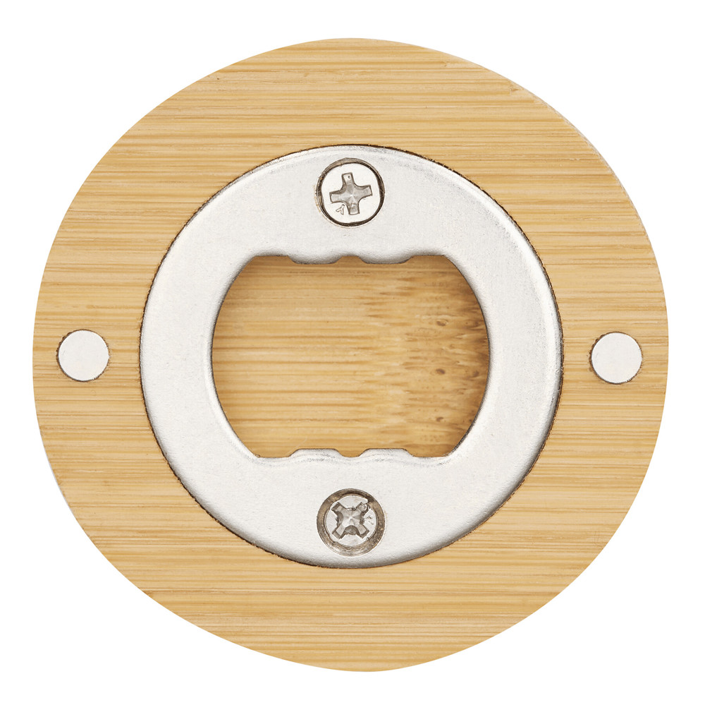 BAMBOO COIN - Flesopener - bedrukt of onbedrukt verkrijgbaar
