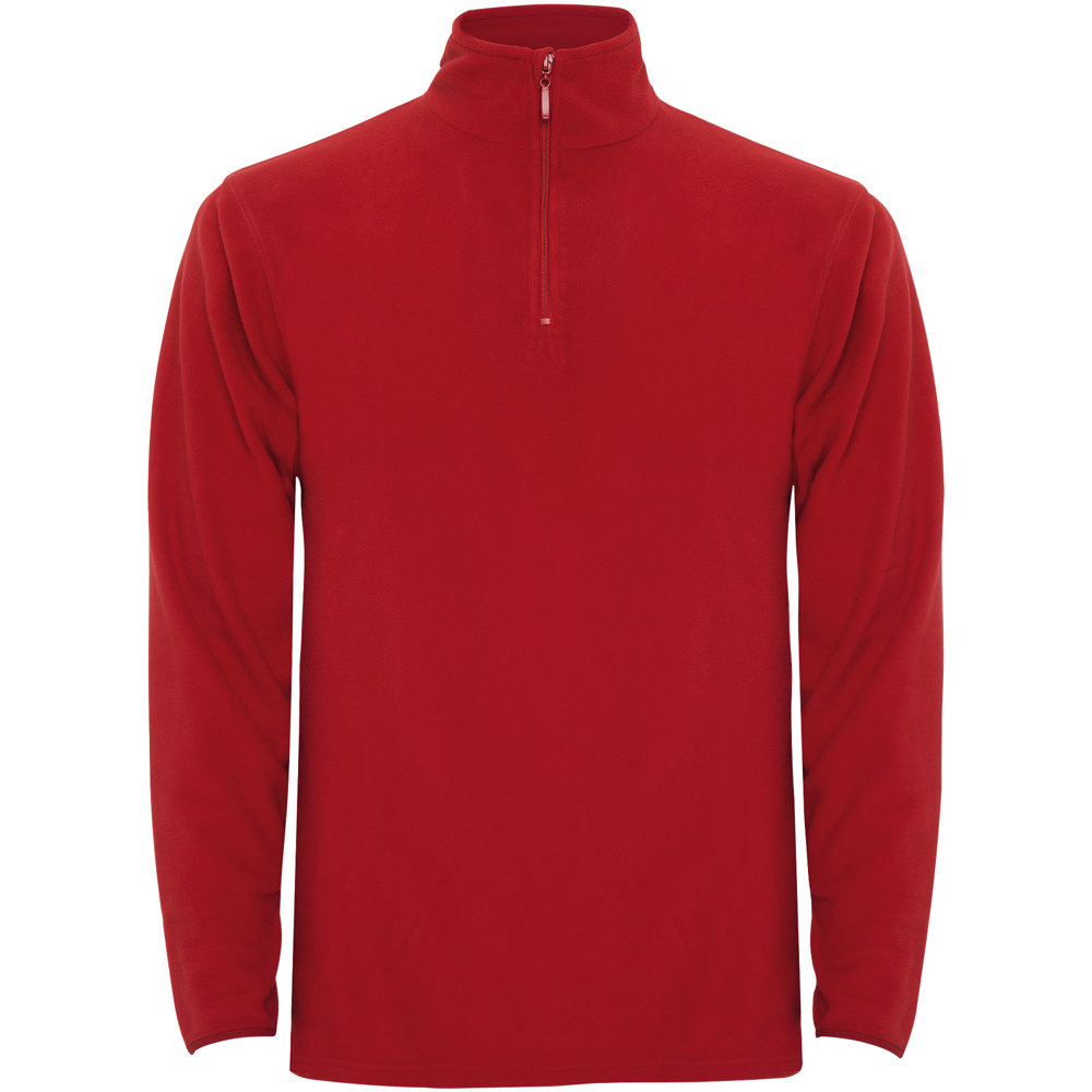 Himalaya fleece herenjack met kwartrits - kopen of bedrukken - rood