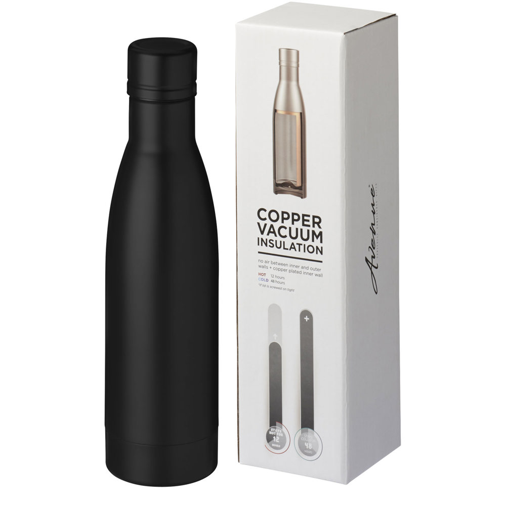Vasa 500 ml koper vacuüm geïsoleerde fles - met logo of onbedrukt bestellen