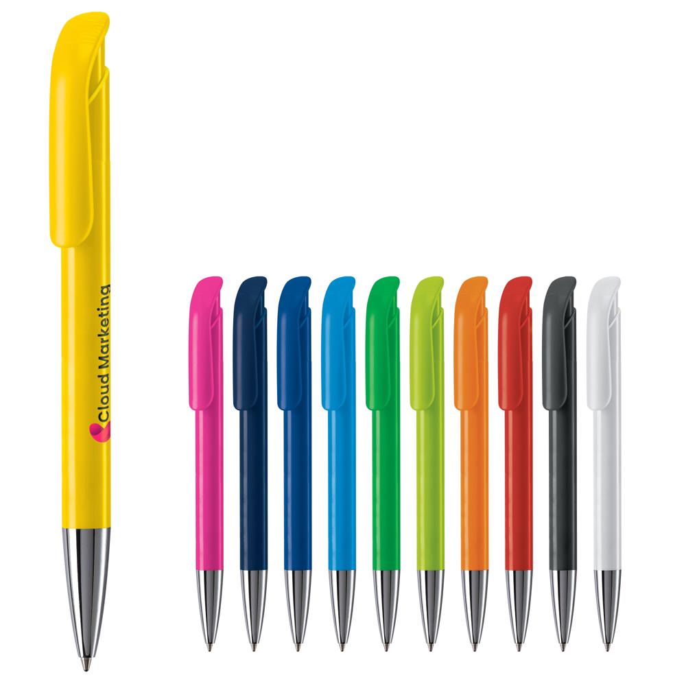 Balpen Atlas hardcolour metalen tip - bedrukt of onbedrukt verkrijgbaar