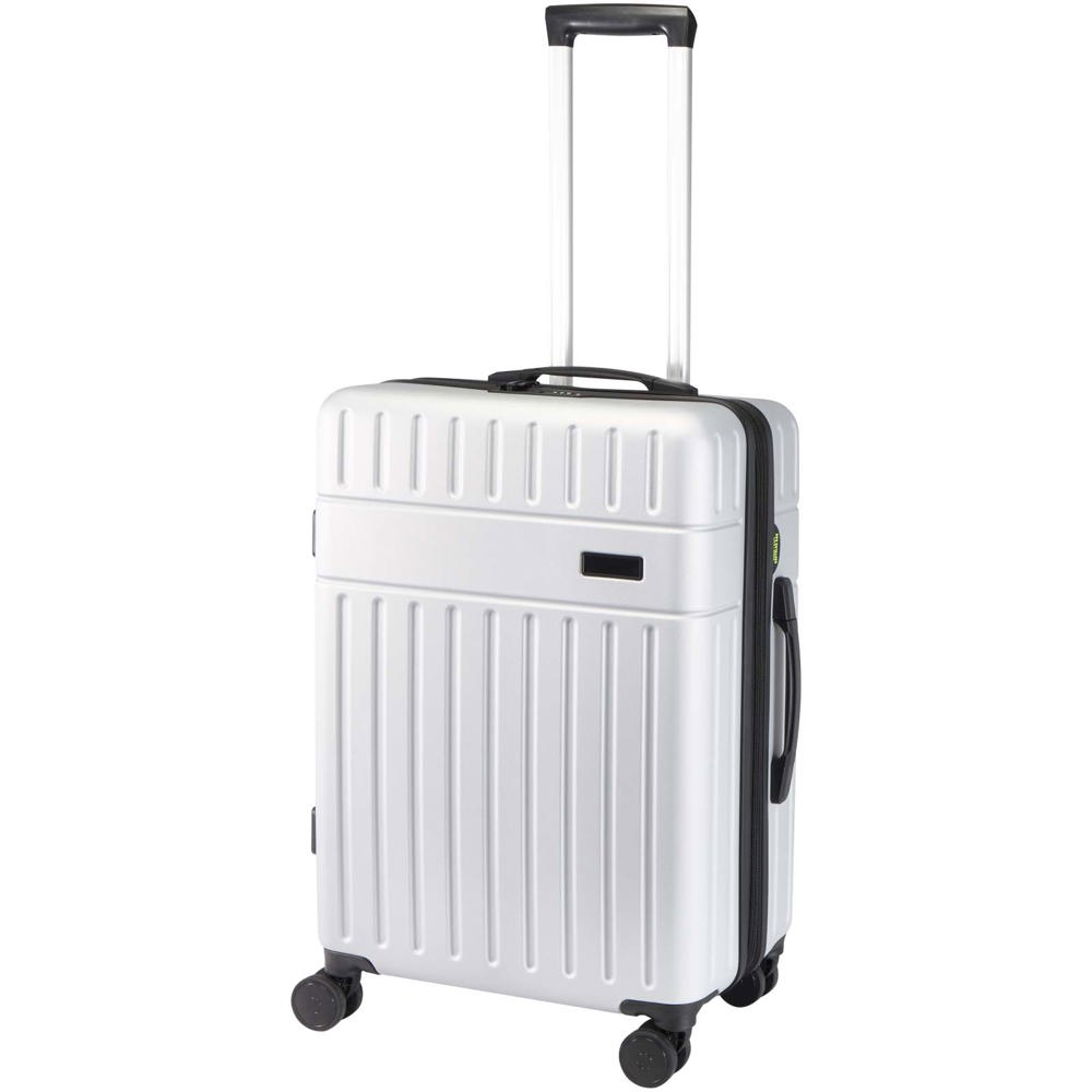 Rover 24 inch GRS gerecyclede uitbreidbare trolley 70 l - bedrukt of onbedrukt verkrijgbaar - zilver
