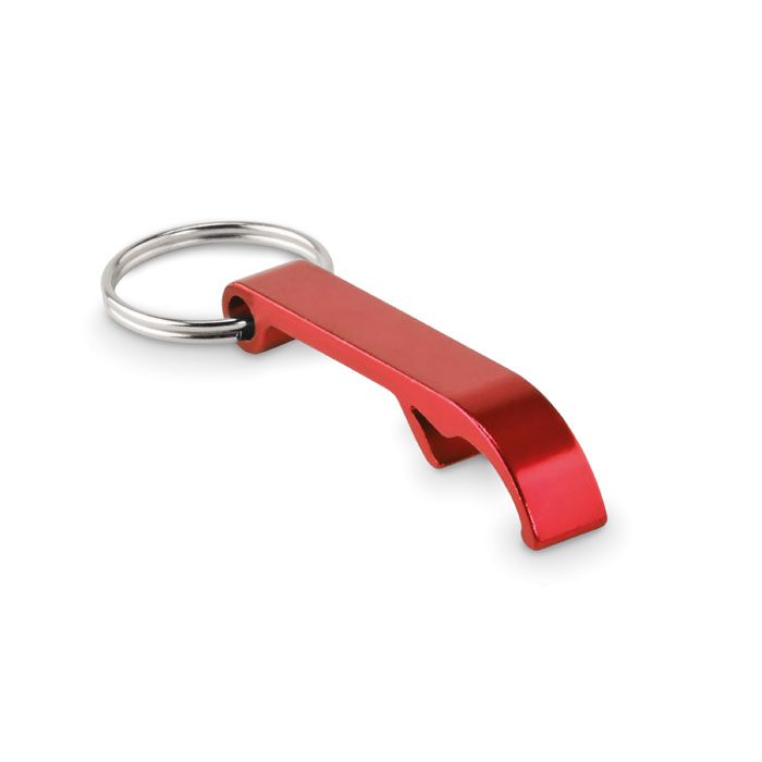 OVIKEY - Sleutelhanger aluminium - voor bedrijven en relatiegeschenken - rood