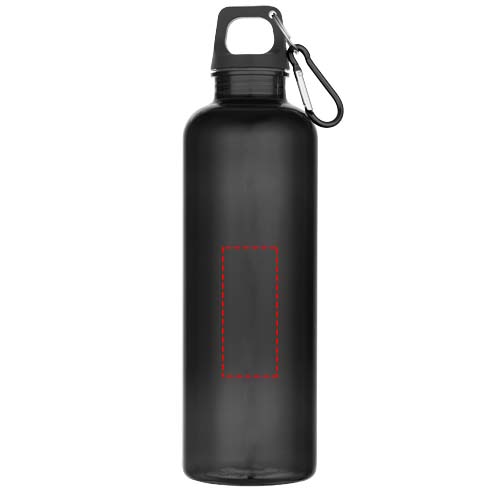 Oregon 750 ml waterfles van RCS-gecertificeerd gerecycled plastic met karabijnhaak